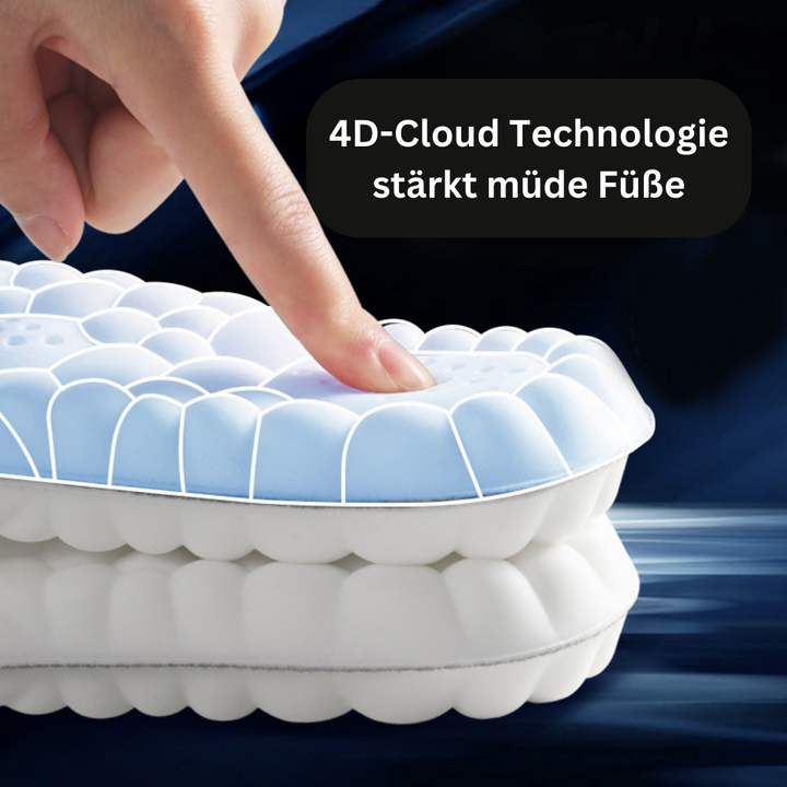 CloudFlex orthopedische inlegzolen voor ultiem voetcomfort, pijnverlichting en schokabsorptie bij dagelijks gebruik.