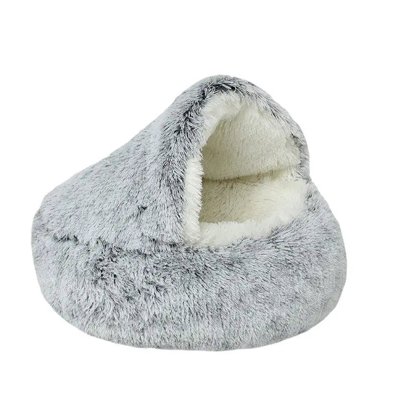 Beige hondenmand voor zalige slaap, met gewrichtsondersteuning en hoge randen voor veiligheid. Anti-stress hondenbedje.