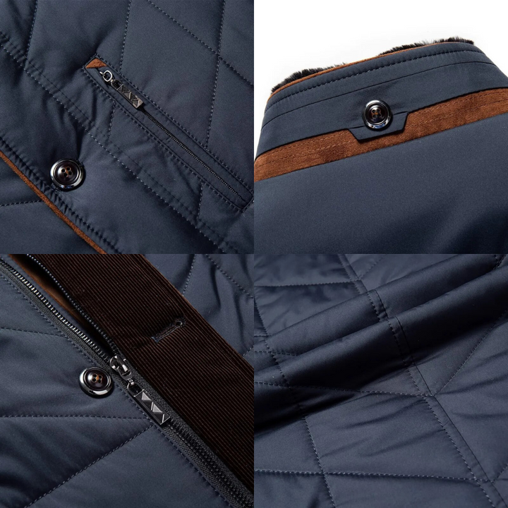 Duurzame heren winterjas Victor, een warme en comfortabele jas voor dagelijks gebruik in de winter.
