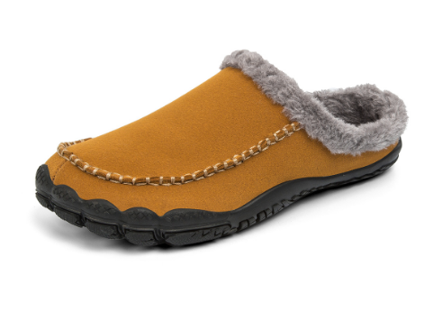 Comfortabele heren pantoffels, perfect voor ontspanning binnenshuis, houden de voeten warm en stijlvol.