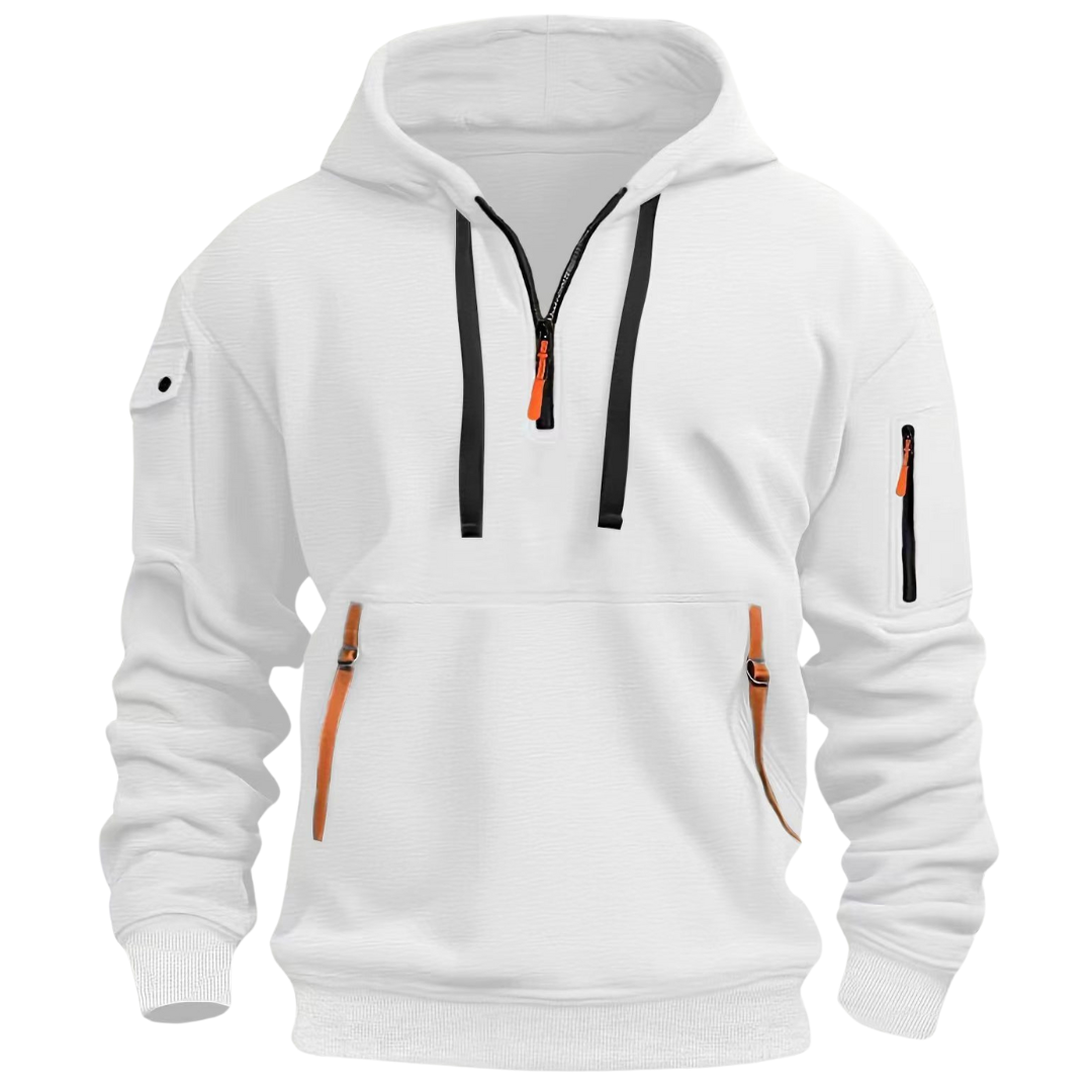 Zachte Levi's heren hoodie, comfortabel casual kledingstuk met capuchon, ideaal voor streetwear en ontspanning.