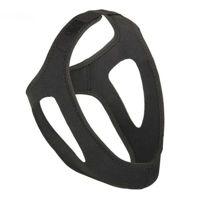 Hoogwaardige snurkband voor mannen en vrouwen. Ondersteunt de kaak voor een gezonde, ongestoorde nachtrust.