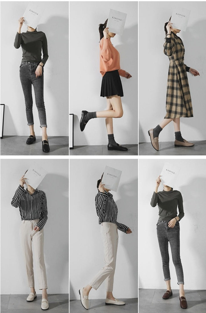 Trendy dames instappers: Comfortabele Evelins loafers in diverse kleuren, stijlvol en veelzijdig voor mode.