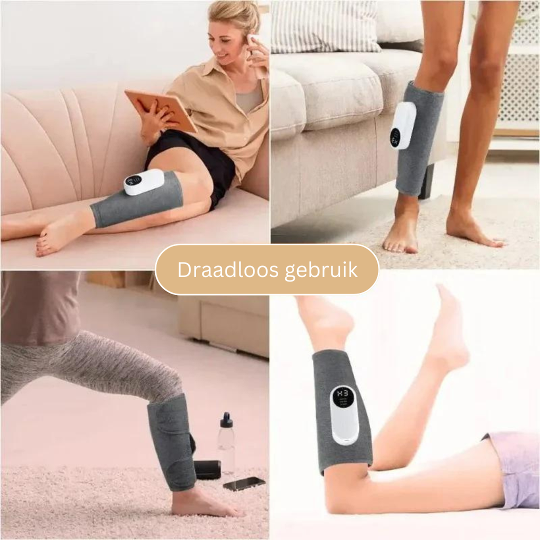 Geavanceerd beenmassageapparaat tegen zwelling en pijn, stimuleert bloedsomloop en vermindert vermoeidheid.