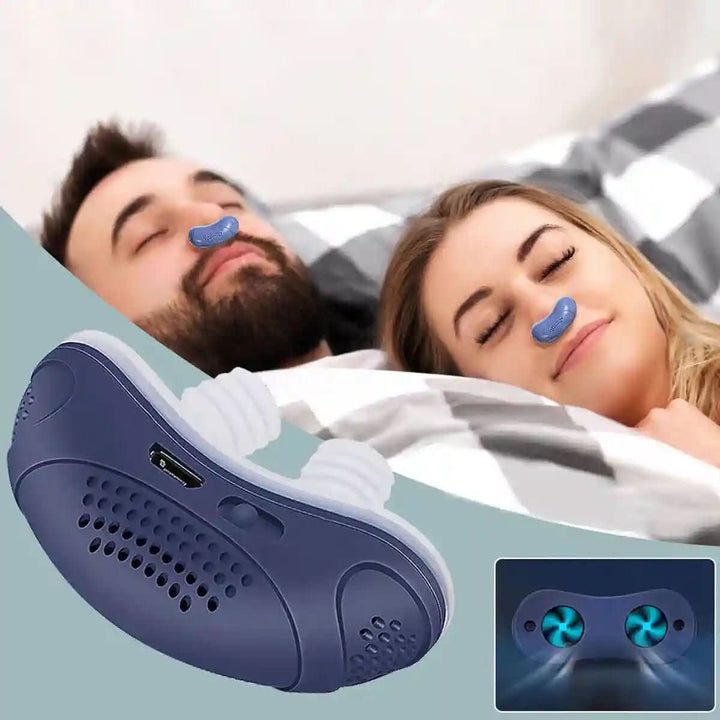 Compact MICROBREATH CPAP apparaat tegen snurken en slaapapneu. Ideaal voor thuis en op reis.