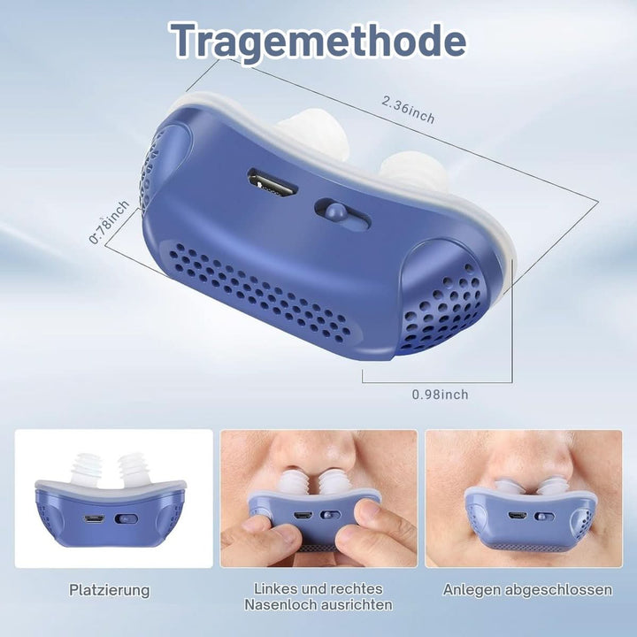 Compact en stil MICROBREATH CPAP apparaat, specifiek ontworpen voor effectieve behandeling van slaapapneu.