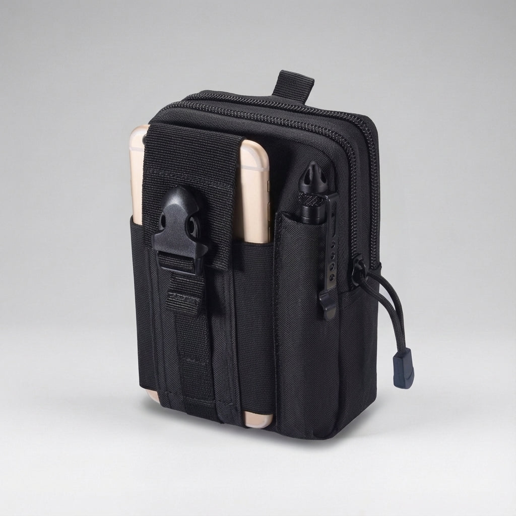 Tactische opbergzak voor al je essentials, met MOLLE systeem voor snelle toegang tijdens outdoor activiteiten.