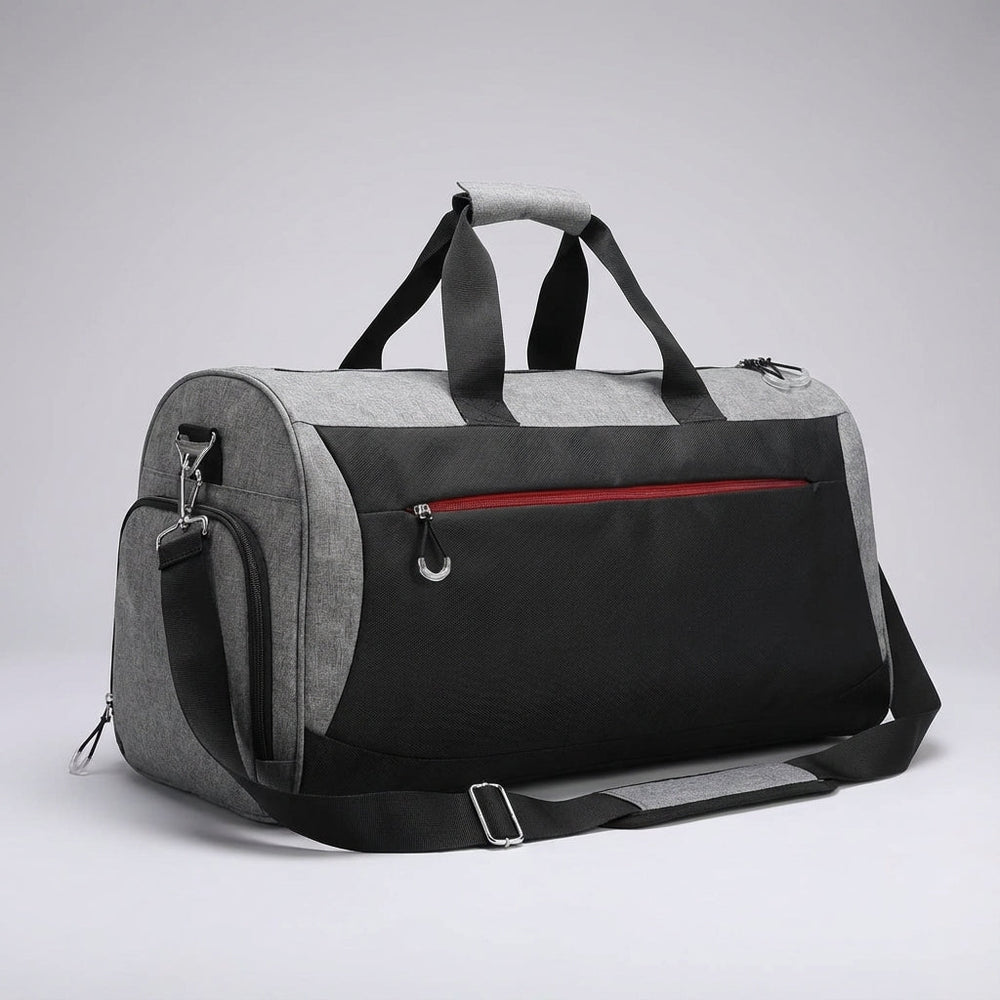 Unisex compacte 30 liter weekendtas voor sport en reizen, waterdicht met slimme organisatie.