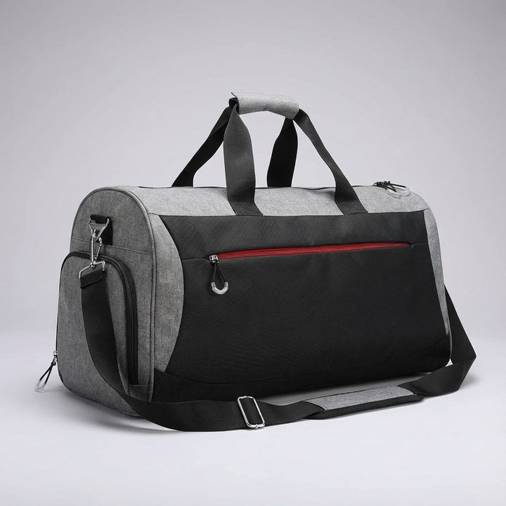 Unisex compacte 30 liter weekendtas voor sport en reizen, waterdicht met slimme organisatie.