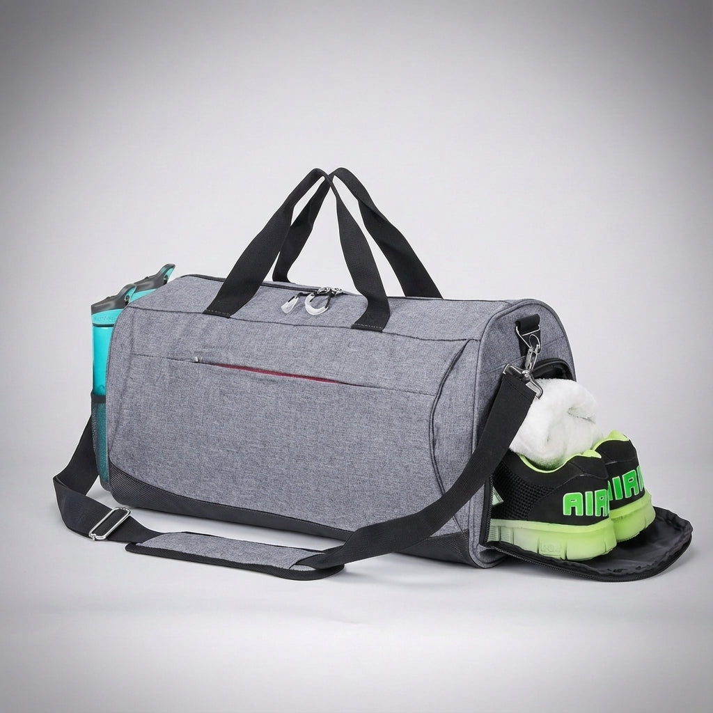 Unisex 30 liter duffeltas, ideaal als reistas of sporttas, waterdicht. Comfortabele en compacte reisbagage.