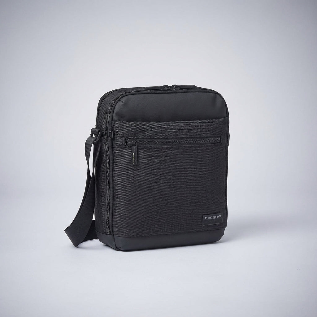 Compacte CarryGuard crossbody tas, perfect als reisaccessoire en praktische schoudertas.