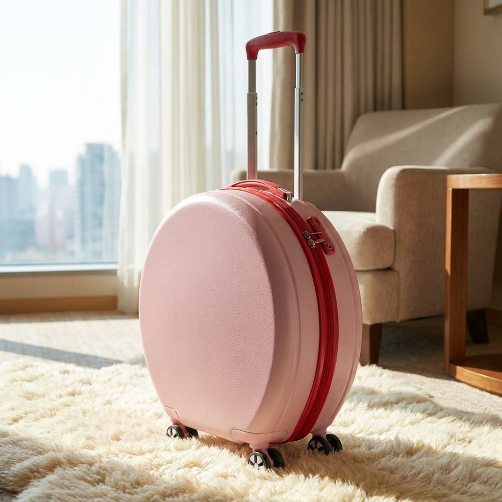 Compacte CarryLite harde schaal handbagage koffer met soepele spinnerwielen voor moeiteloos reizen.