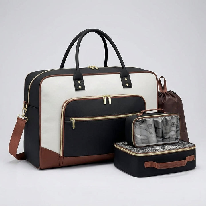 Ademende schoenhoes uit de CarrySmart reisset, houdt kleding schoon en gescheiden in je tas.