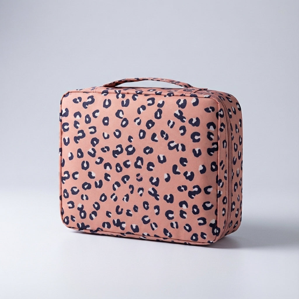 Waterdichte makeuptas dames, compact design en perfect voor al je beauty accessoires. Handige reistas.