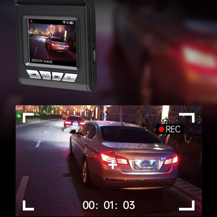 Voertuigcamera voor beveiliging, legt incidenten vast met haarscherpe HD-kwaliteit, inclusief auto focus.