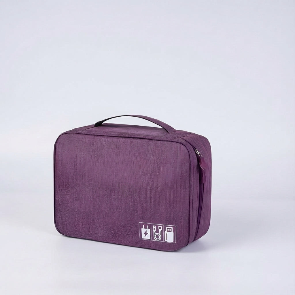 TechTidy reisvriendelijke elektronische organizer, perfect voor het organiseren van al je tech op reis.