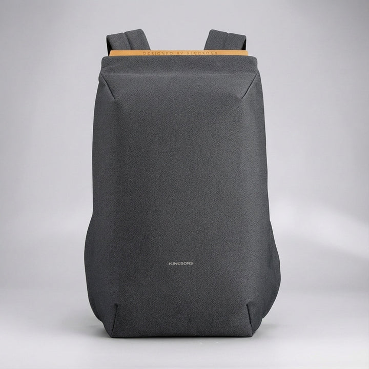 Antidiefstal FlexPorter rugzak voor 15 inch laptop, met comfortabel rugpaneel; veilige en compacte reisrugzak.