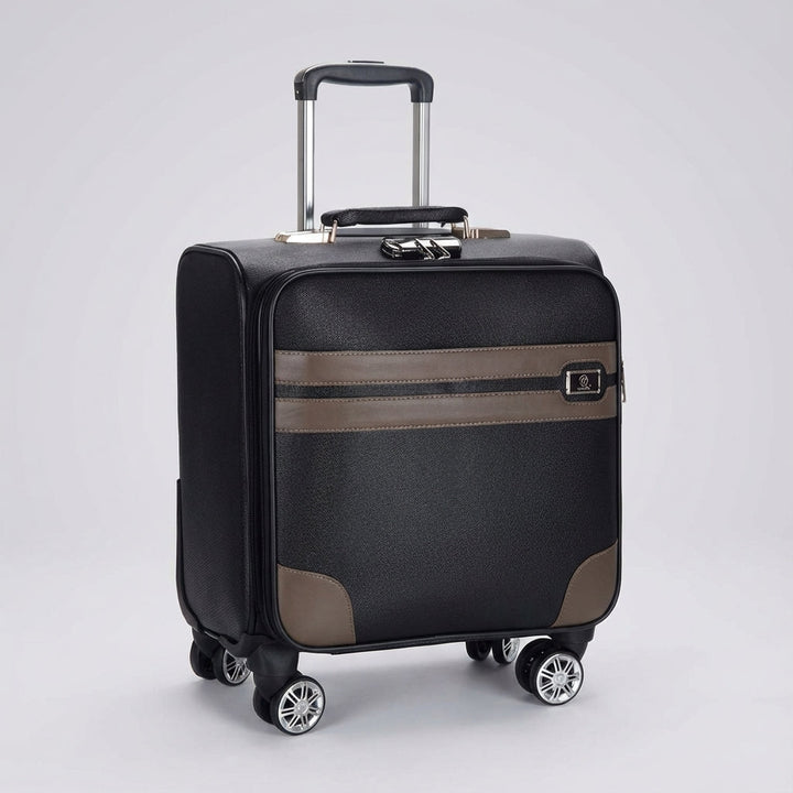 Lichtgewicht SpinCabin trolley met 360° spinnerwielen voor moeiteloos navigeren door de luchthaven.
