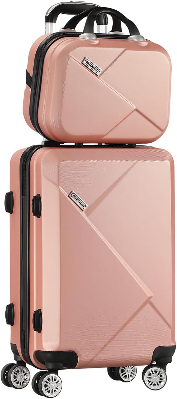 Stijlvolle JetTrek reisaccessoires: compacte koffer en trolleytas met soepele draaiwielen.