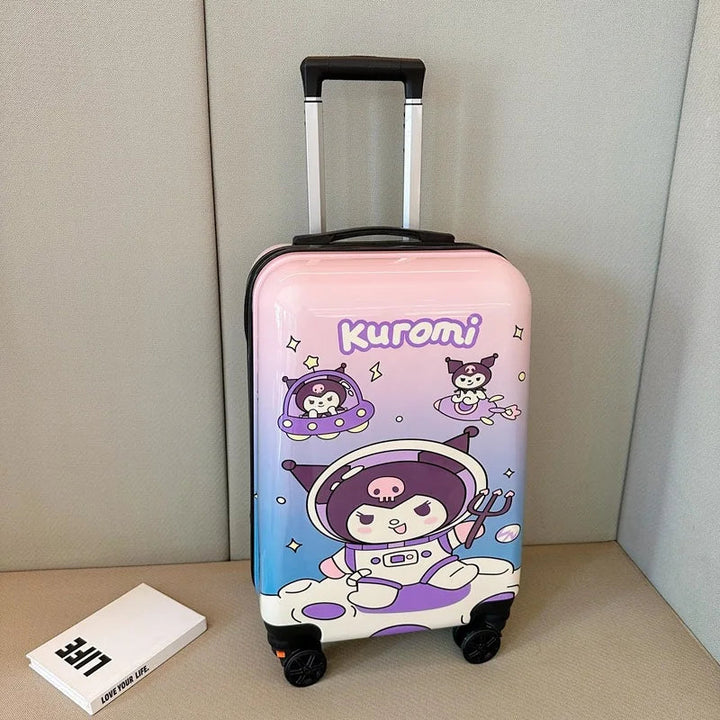 Vrolijke kindertrolley 'Osaka' met stevige hardshell. Compacte reiskoffer voor gemakkelijke kinderbagage.