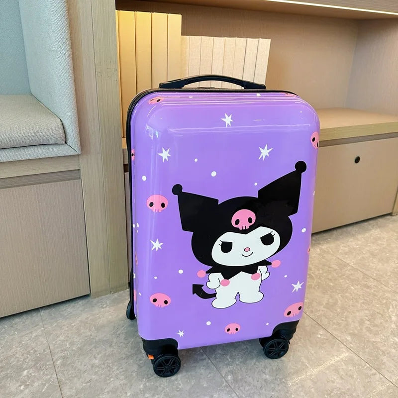 Binnenkant van hardshell kinderkoffer 'Osaka' met praktische organizer. Perfect voor georganiseerd reizen.