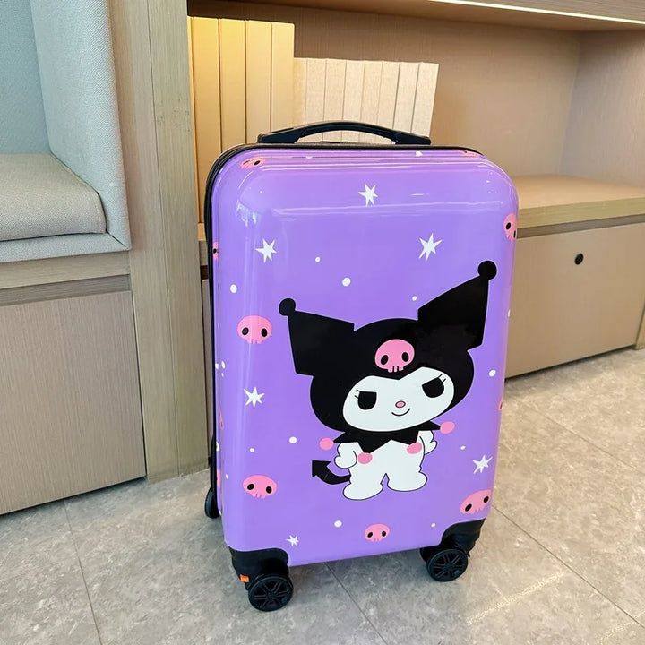 Binnenkant van hardshell kinderkoffer 'Osaka' met praktische organizer. Perfect voor georganiseerd reizen.