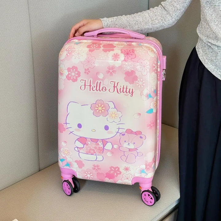 Duurzame, compacte kinderreiskoffer 'Osaka' met vrolijk design. Ideaal als hardshell handbagage voor vakantie.
