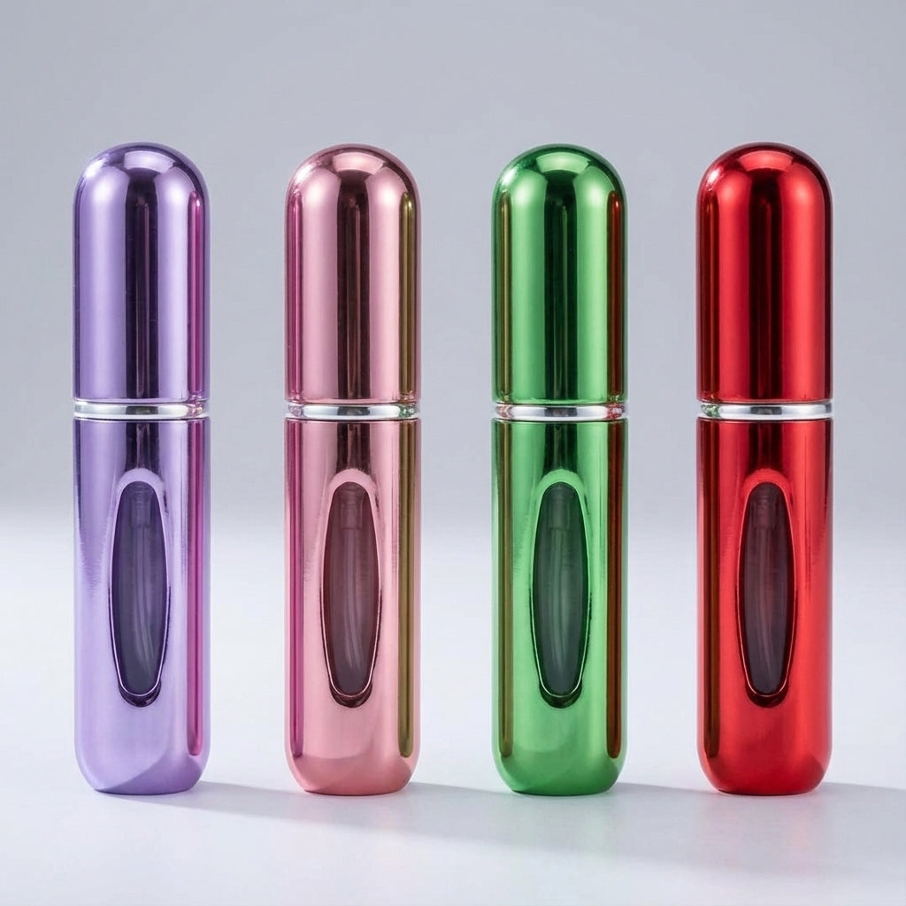 Praktische navulbare parfumverstuiver voor handbagage. Een snelle, frisse parfum spray op elke reis.