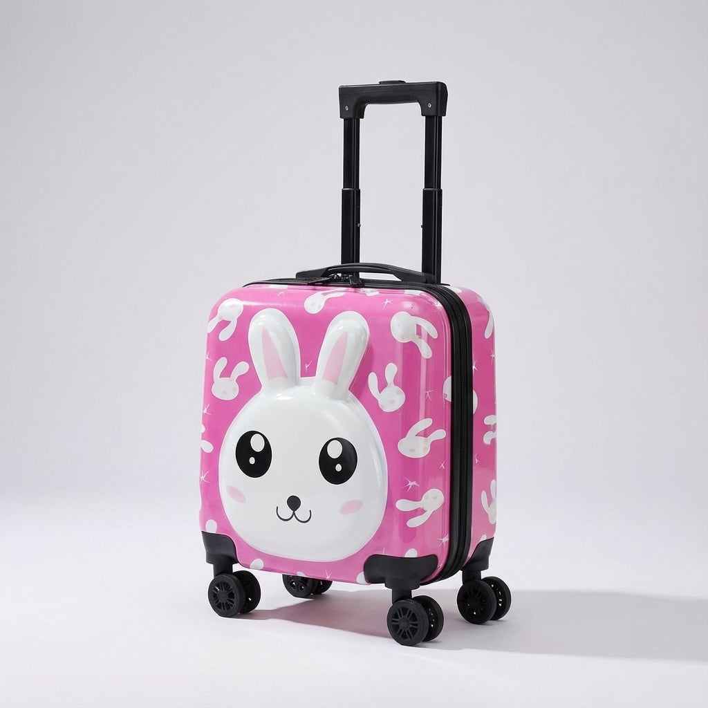 Stevige TotsCase handbagage kinderkoffer met kleurrijk patroon voor jongens en meisjes.