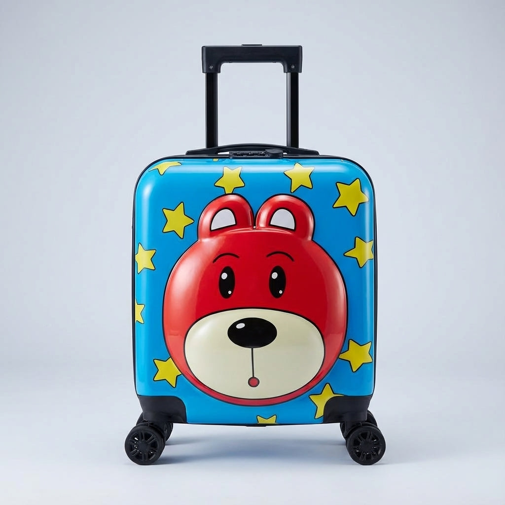 Leuke kinderhandbagage TotsCase, de ideale compacte reiskoffer voor vakantieavonturen.