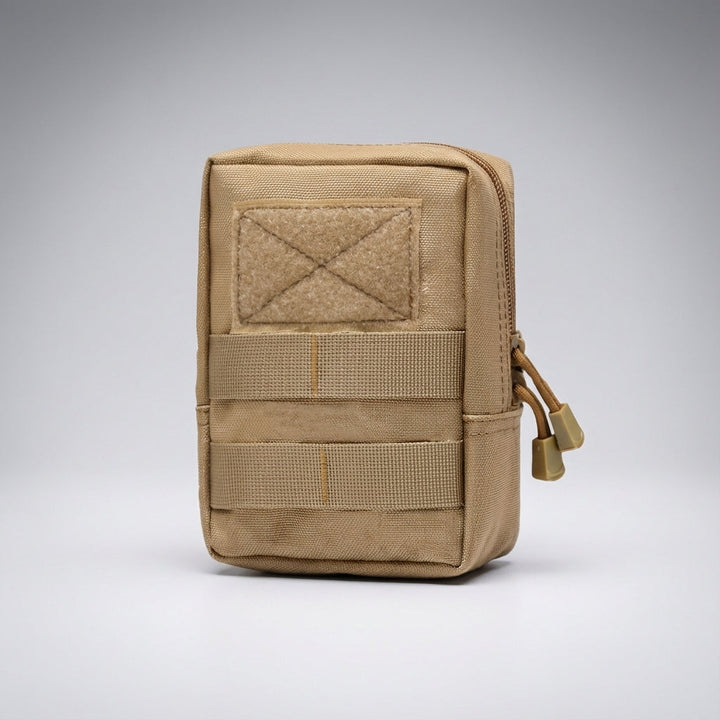 Universele tactische opbergzak met MOLLE systeem, ideaal voor survival, reizen en outdoor avonturen.