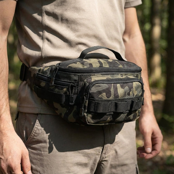 Compacte Tactische RangerPack heuptas, ideaal voor outdoor avonturen, reizen en dagelijks gebruik.