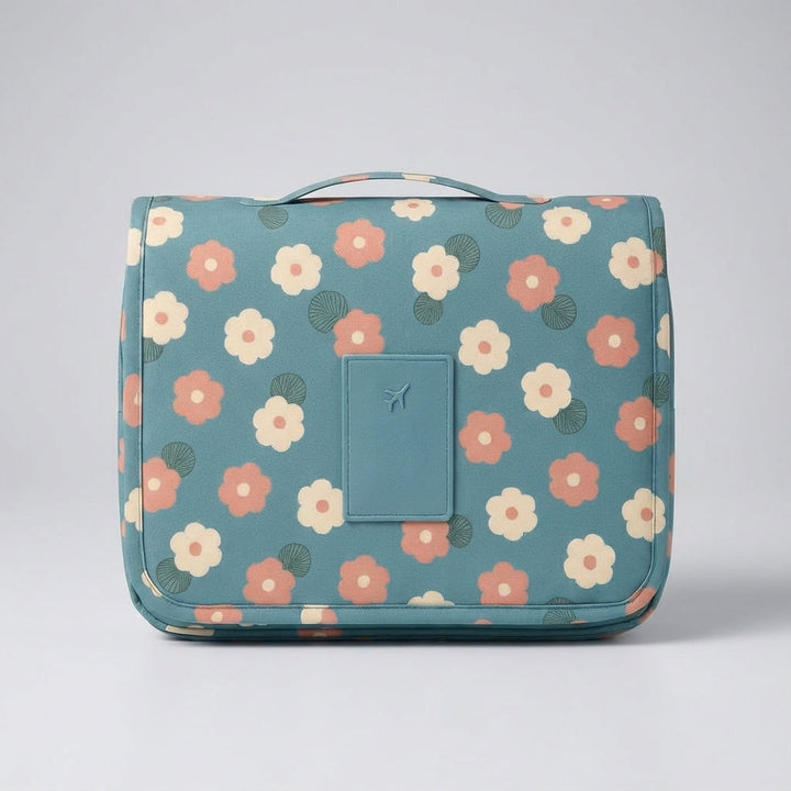De Toiletryx hangende toilettas: een slimme, compacte organizer voor al je toiletartikelen, ideaal voor reizen en thuis.