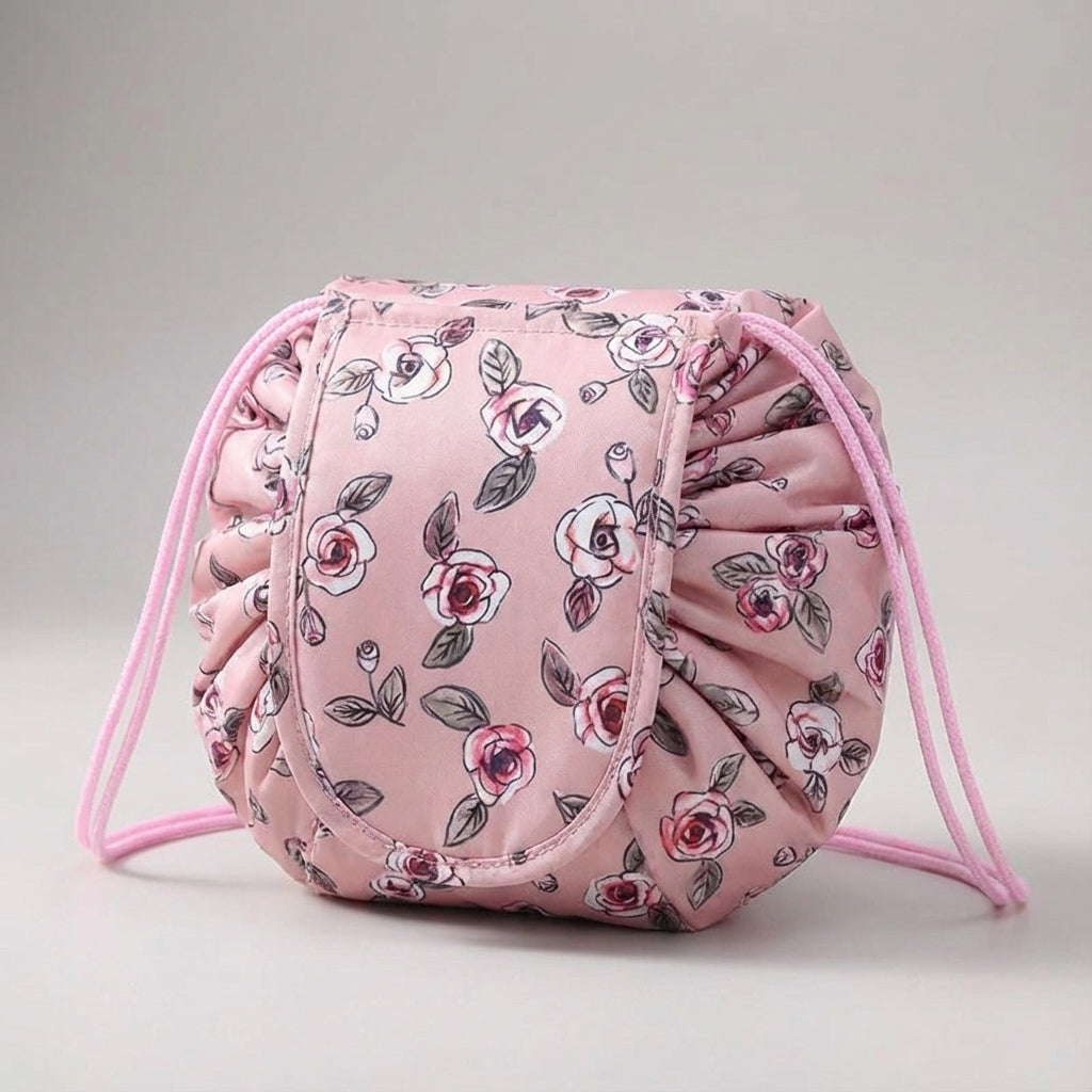 Stijlvolle flamingo patroon compacte reistas SnapPouch, ideaal voor je toiletartikelen.