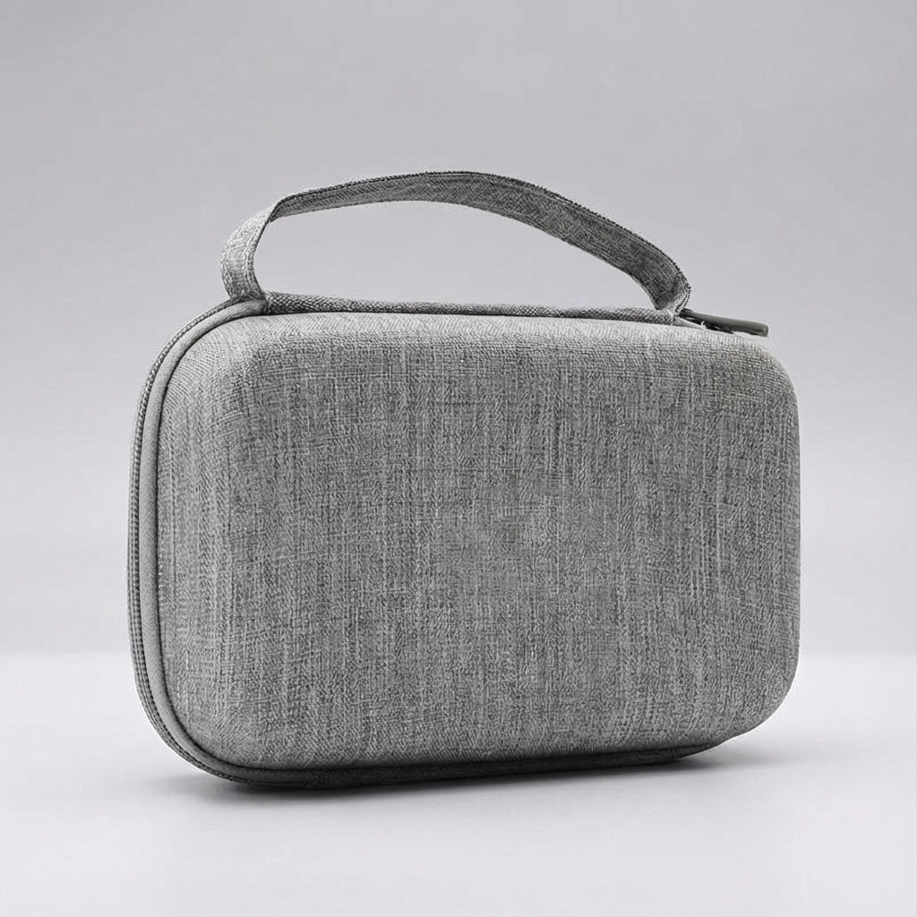 Compacte kabelorganizer en opbergtas, perfect voor het ordenen van elektronica accessoires tijdens het reizen.