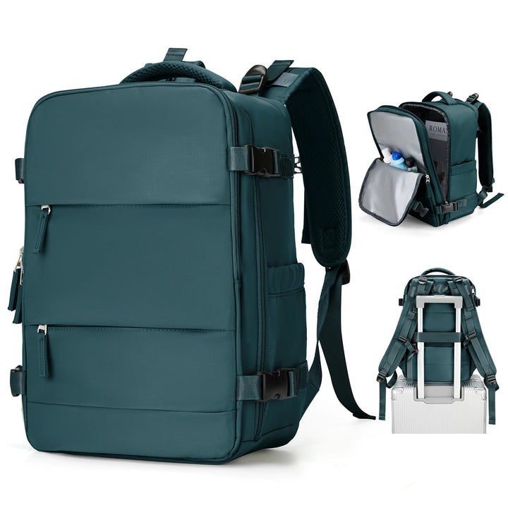 Lichtgewicht uniseks rugzak, compact en duurzaam polyester, perfect als dagrugzak of korte reis.