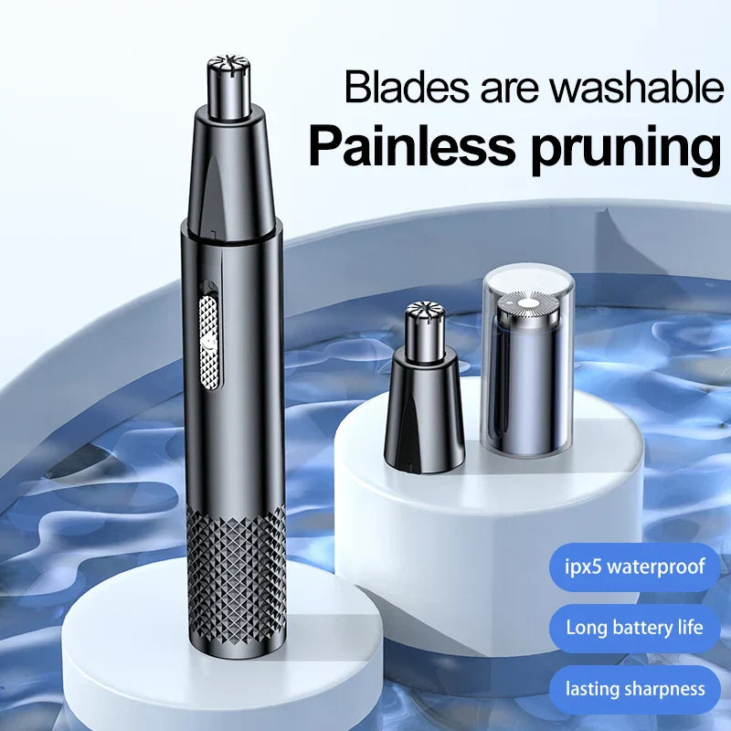 Unisex neushaartrimmer, TrimPro. Oplaadbaar via USB, perfect voor nauwkeurige en snelle persoonlijke verzorging.