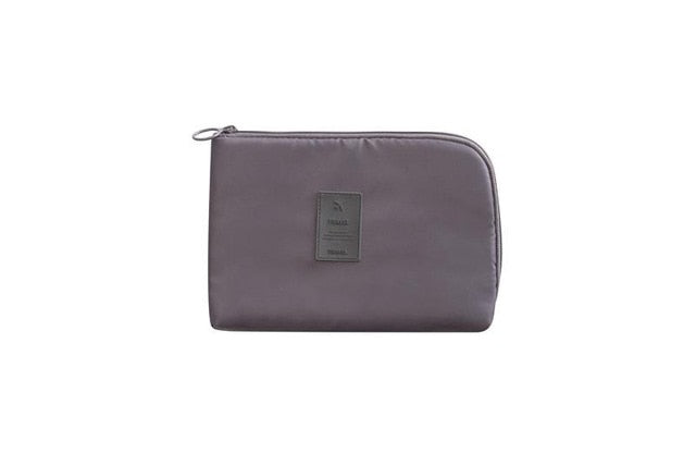 Unisex compacte waterdichte elektronica reis organizer en gratis mini opbergtas.