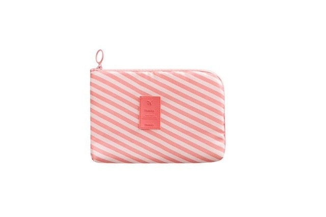 Compacte unisex kabel organizer, perfect voor reizen en telefoon accessoires.