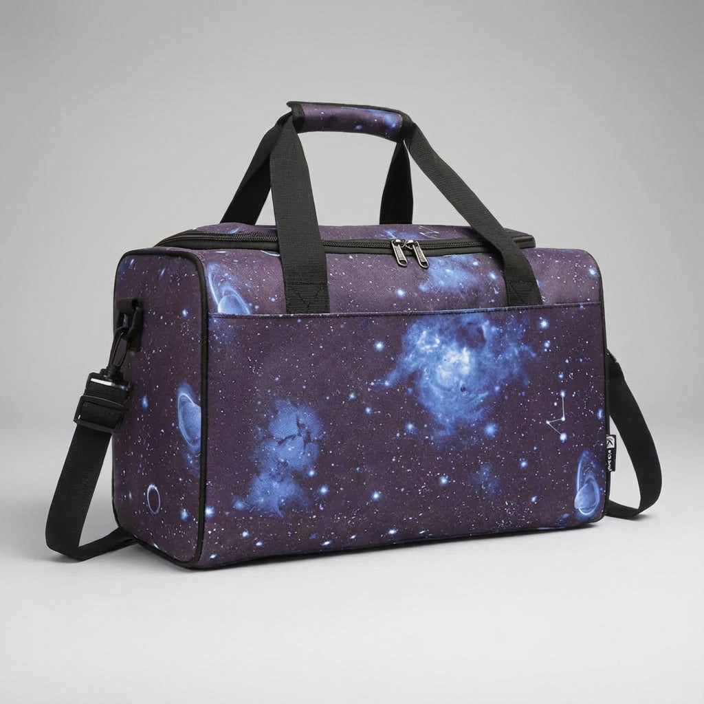 Ruime compacte weekendtas voor handbagage, slim ontworpen reistas met veel opbergruimte.
