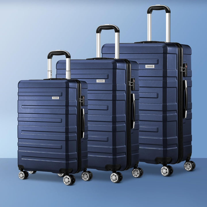 Compacte, middelgrote en grote hardshell koffer met TSA-slot en 360° spinnerwielen als complete set.