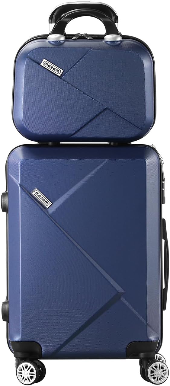 Sterke hardshell koffers (3 stuks) met TSA-slot en multidirectionele spinnerwielen voor elke bestemming.