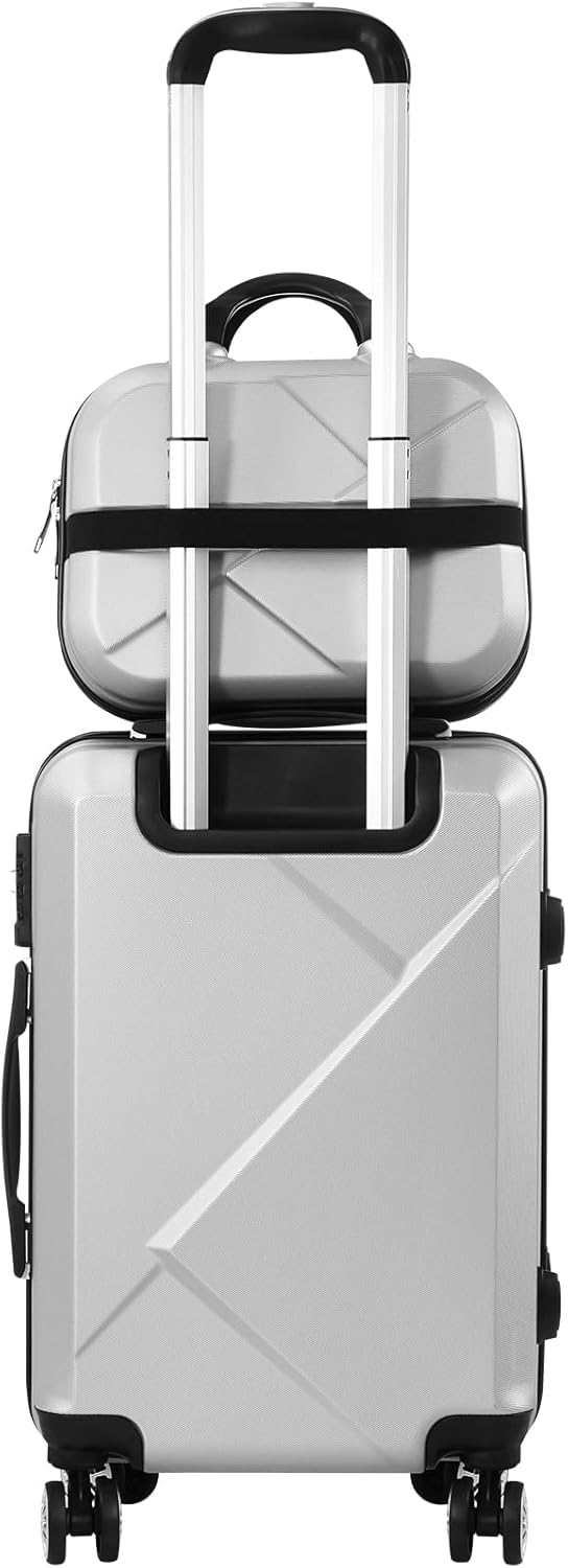 Robuuste hardshell reiskoffers met ingebouwde veiligheid van een TSA-slot en stabiele spinnerwielen.