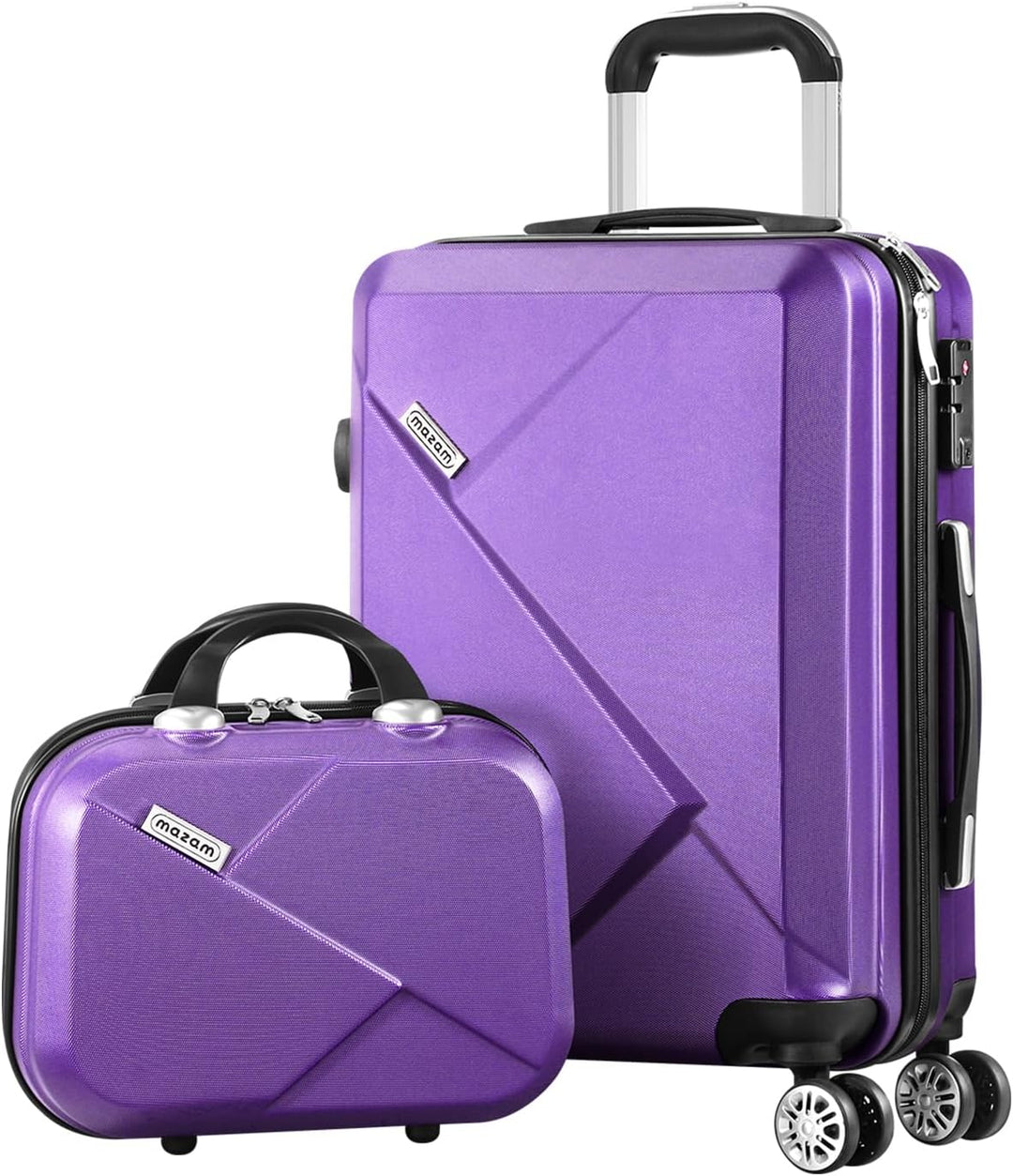 Lichtgewicht hardshell design in deze 3-delige kofferset, met TSA-slot en soepele spinnerwielen.
