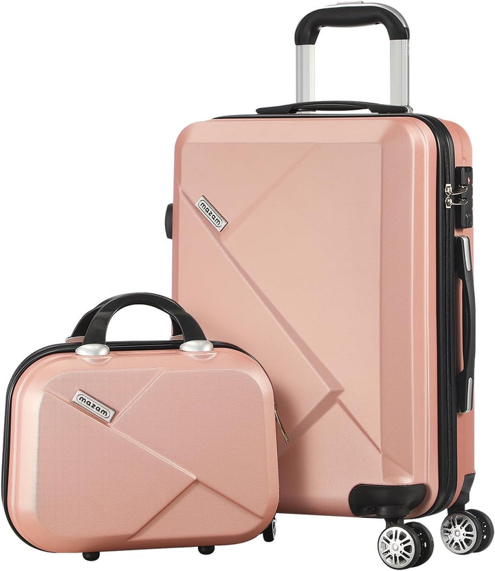 Trendy en praktisch: 3-delige hardshell bagageset met TSA-slot en geruisloze spinnerwielen.