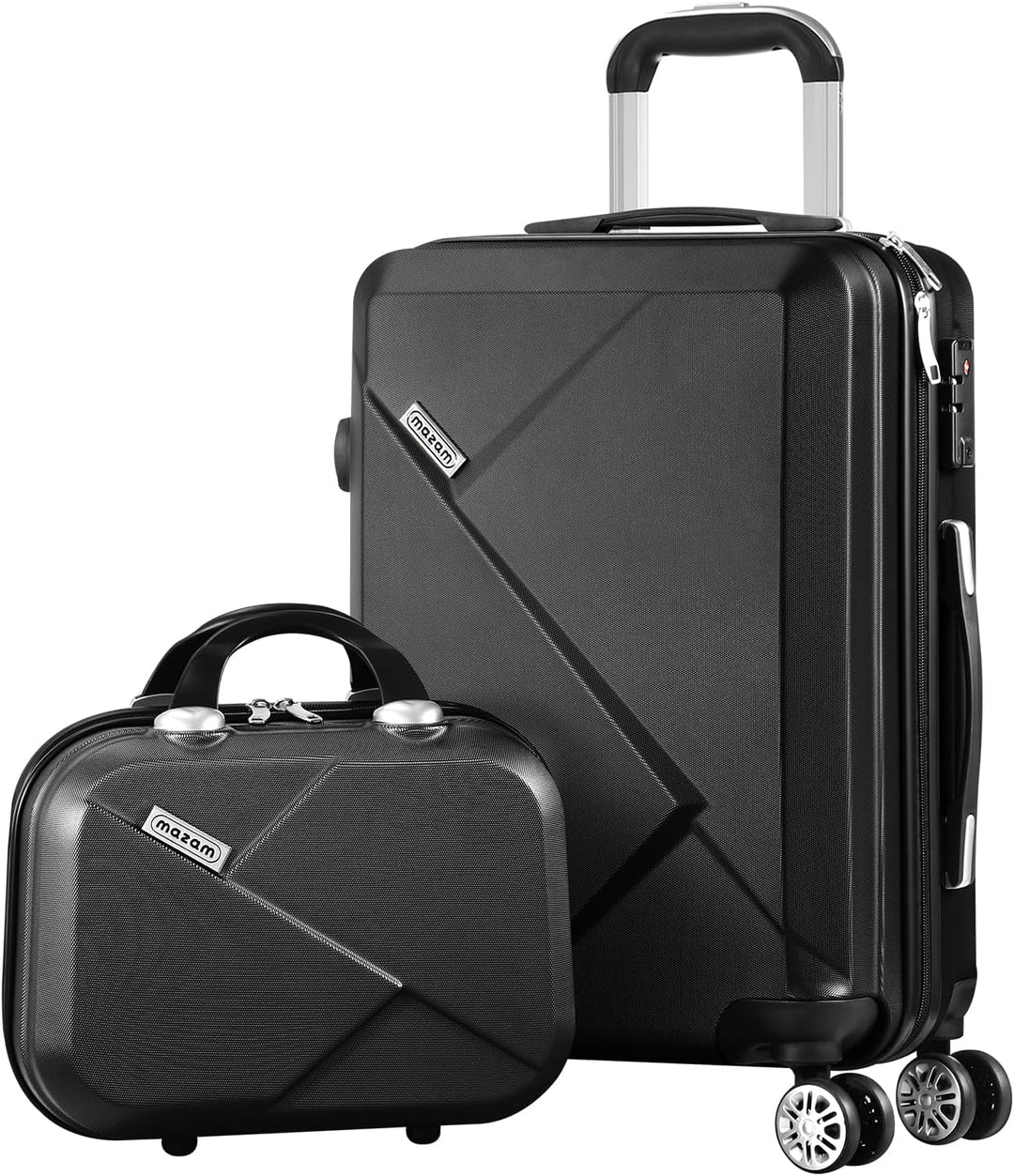 Praktische 3-delige bagageset met robuuste hardshell, slimme organisatie en geïntegreerd TSA-slot.
