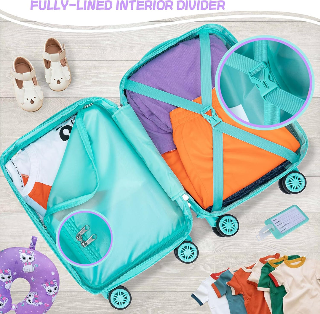 De 5-delige kinderreisset, ontworpen voor comfort en gemak tijdens het reizen.