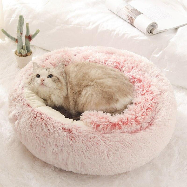 Veilige, comfortabele honden- en kattenmand met zacht pluche voor optimale rust.