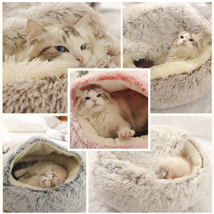 Cozy huisdierbed met anti-slip bodem, zacht en warm voor katten en honden.