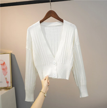 Trendy Daisy's Sweater™️: gebreide dames trui met lange mouwen en ronde hals voor casual kleding.